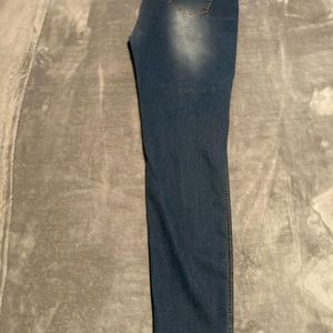 Leggings Depot Stretch Waist Blue Jeans